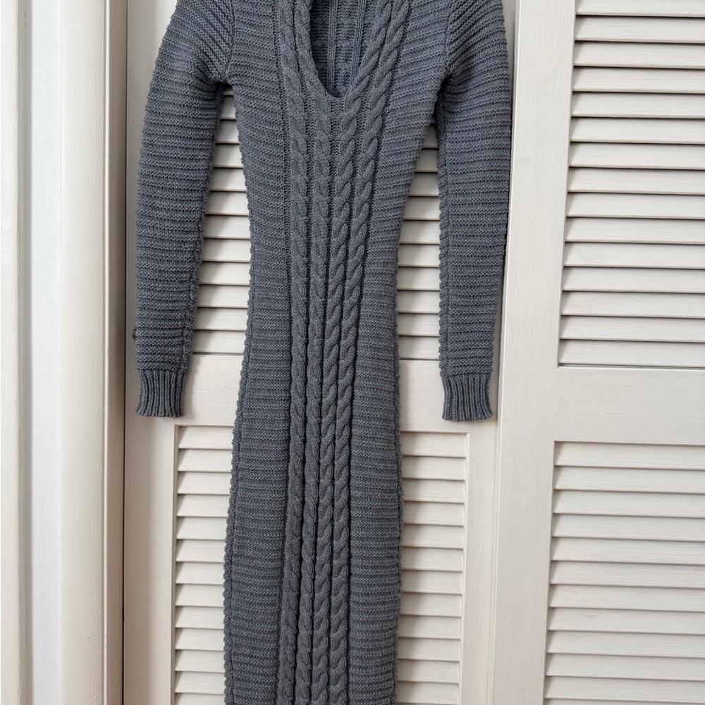 JLUXLABEL Light Blue Textured Maxi Dress - Picture 2 of 4